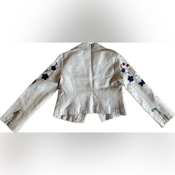 C&C California Vegan Leather Embroidered Jacket - Picture 4 of 11